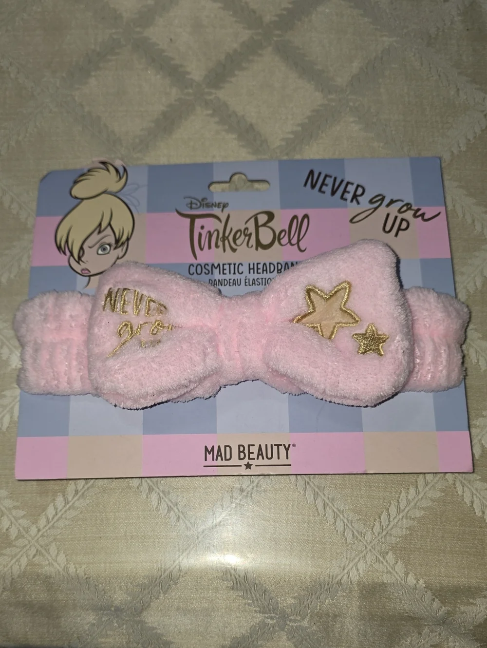 Mad Beauty x Disney Tinker Bell Pink Cosmetic Headband